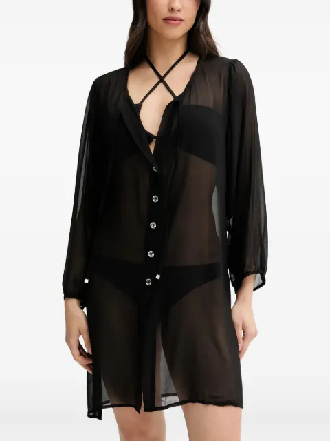 Michael Michael Kors button tunic cover-up