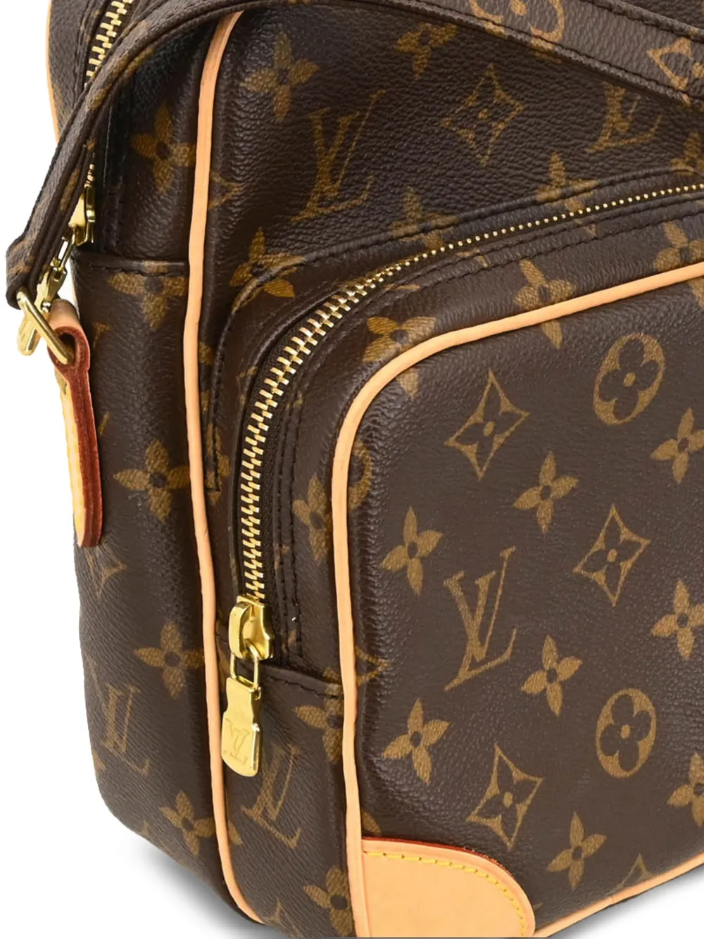 Pre-owned Louis Vuitton 2007 Monogram Amazon Crossbody Bag In Brown