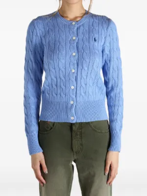 Polo Ralph Lauren ケーブルニット カーディガン | ブルー | FARFETCH JP