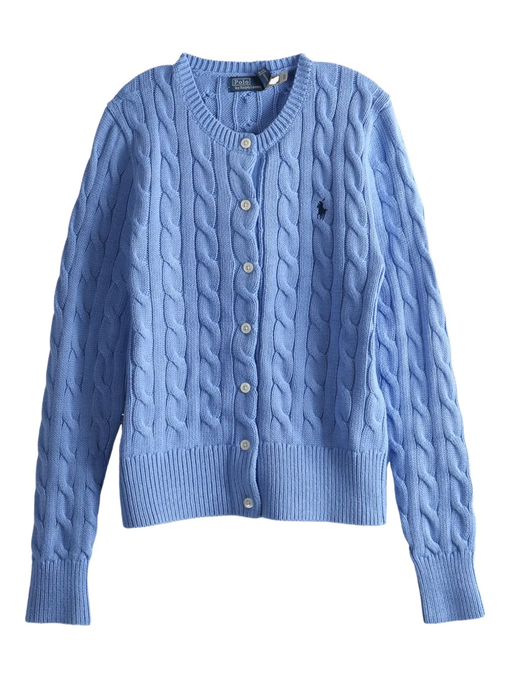 Polo Ralph Lauren cable-knit cardigan Blauw