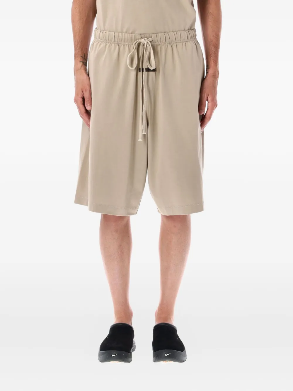Essentials Drawstring-waist Track Shorts