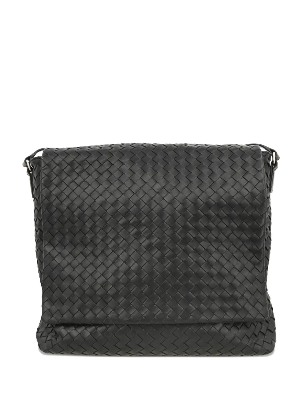 Bottega Veneta Pre-Owned 2010s Nappa Intrecciato crossbody bag | Black | Image 1