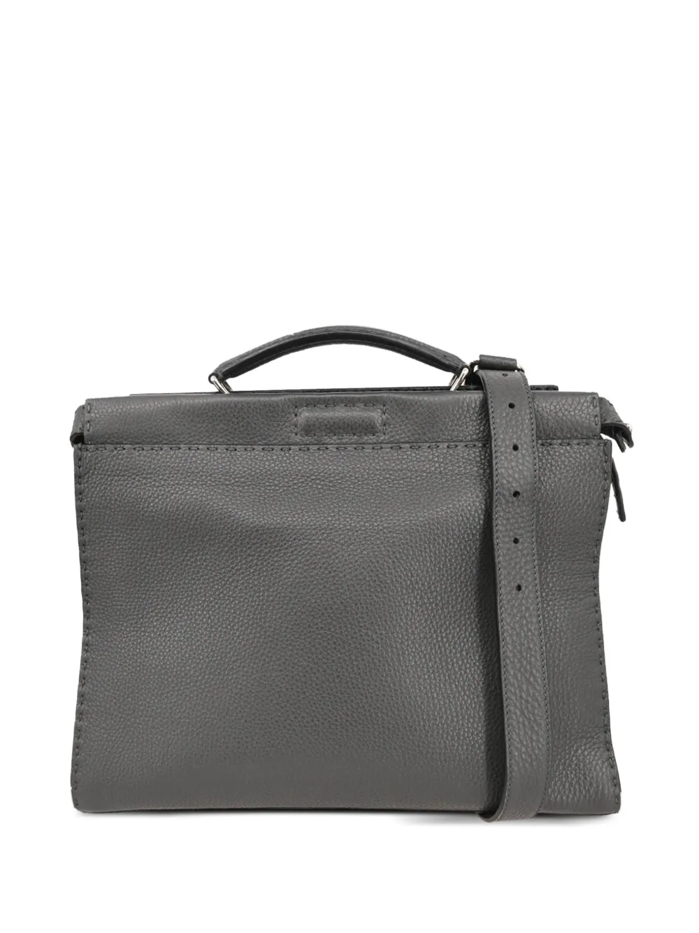 Fendi Pre-Owned 2010s Peekaboo Fit ショルダーバッグ - グレー Fendi Pre-Owned 2010s Peekaboo Fit ショルダーバッグ - グレー