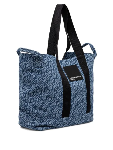 Karl Lagerfeld Jeans logo-print tote bag