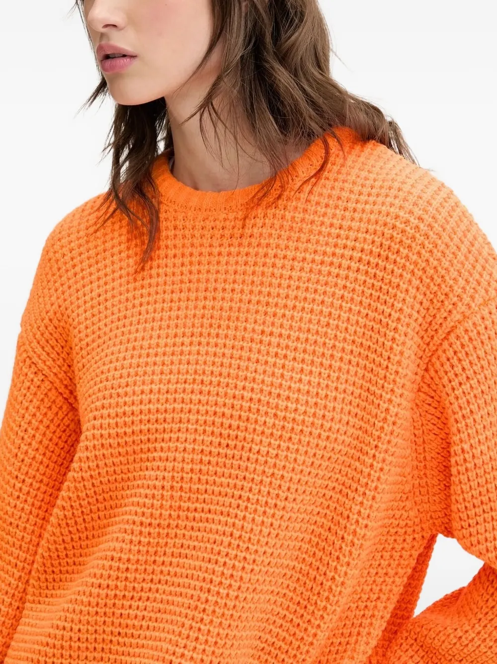 American Vintage Trui met ronde hals Oranje