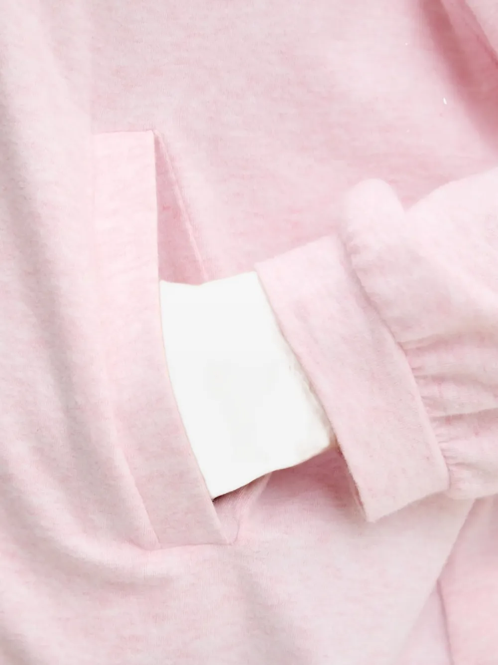 American Vintage hooded pocket top Roze