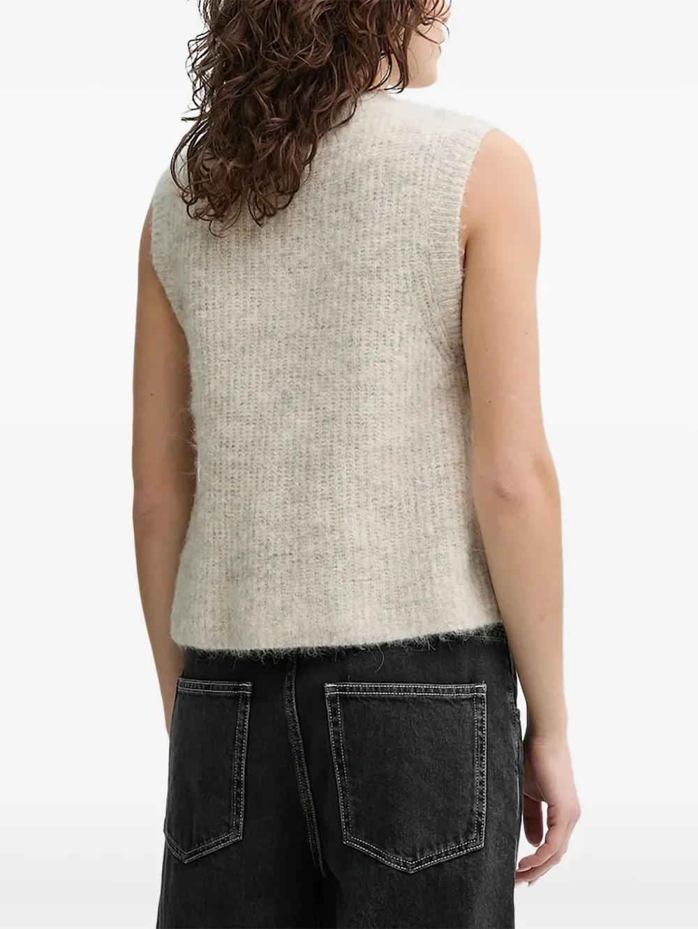 American Vintage button-fastening sleeveless cardigan | Cardigans | Image 2