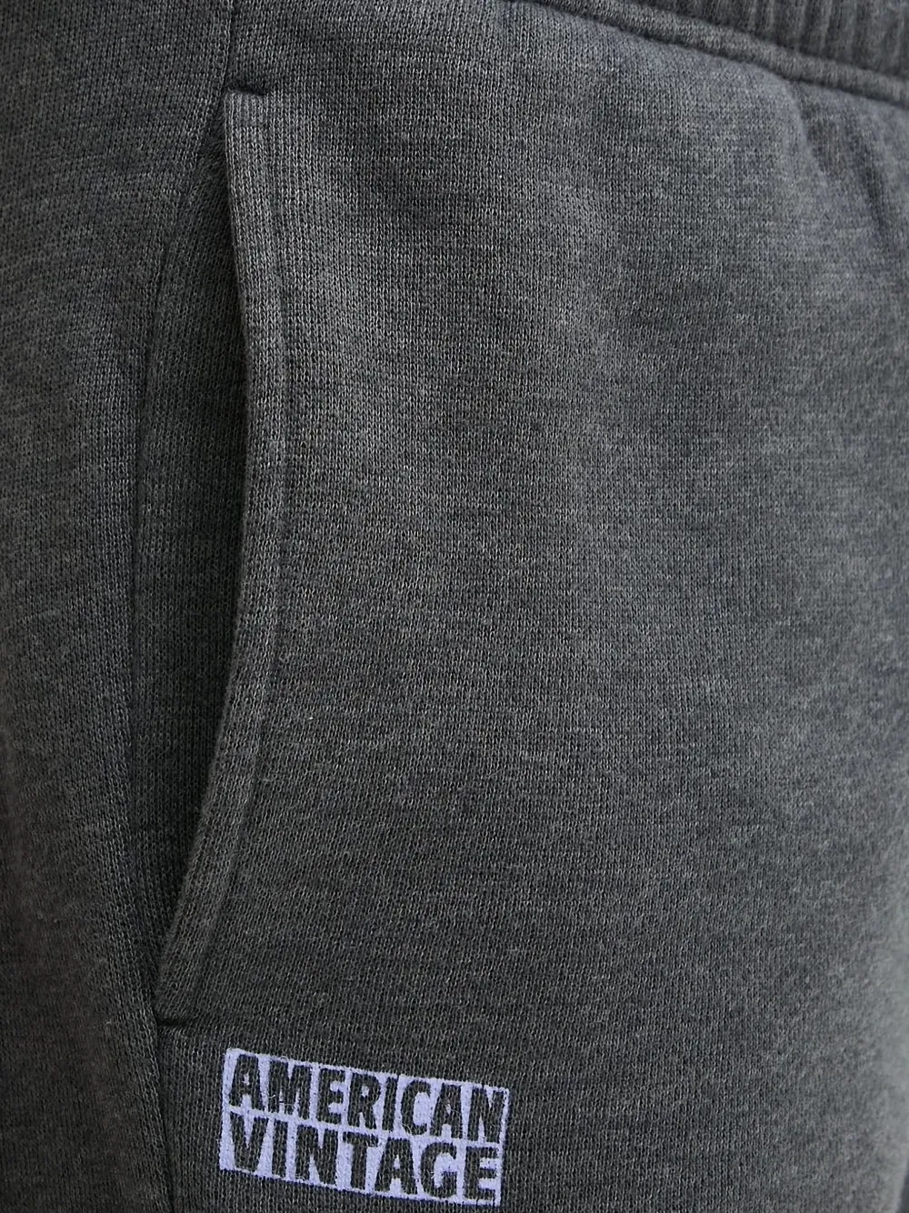 American Vintage Trainingsbroek met logoprint - Grijs