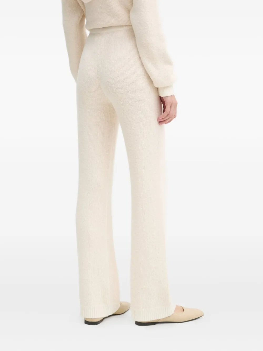 American Vintage ribbed knit trousers - Beige