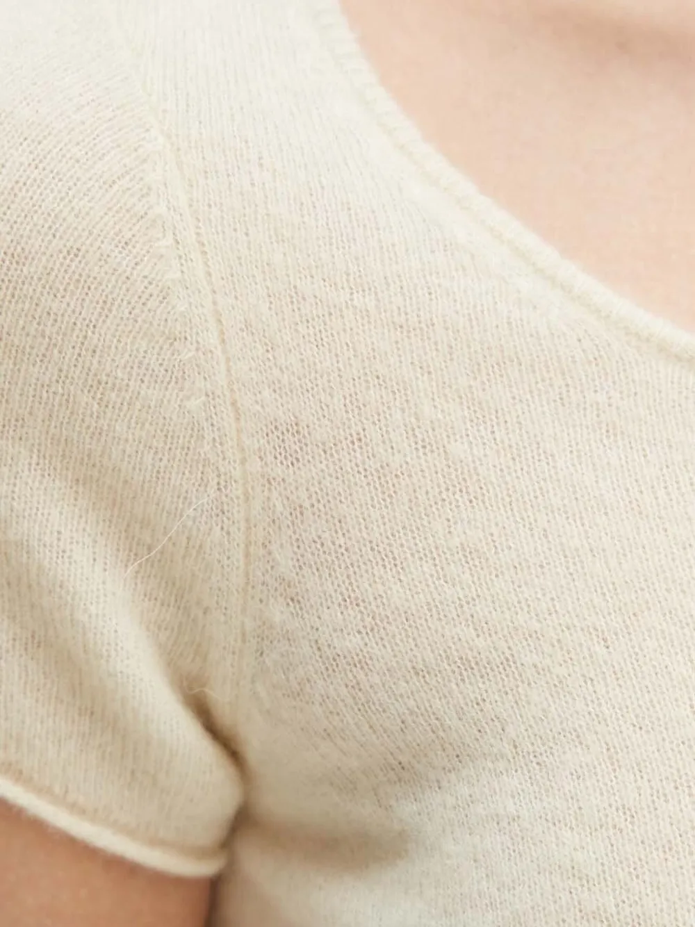 American Vintage Trui van wolblend Beige