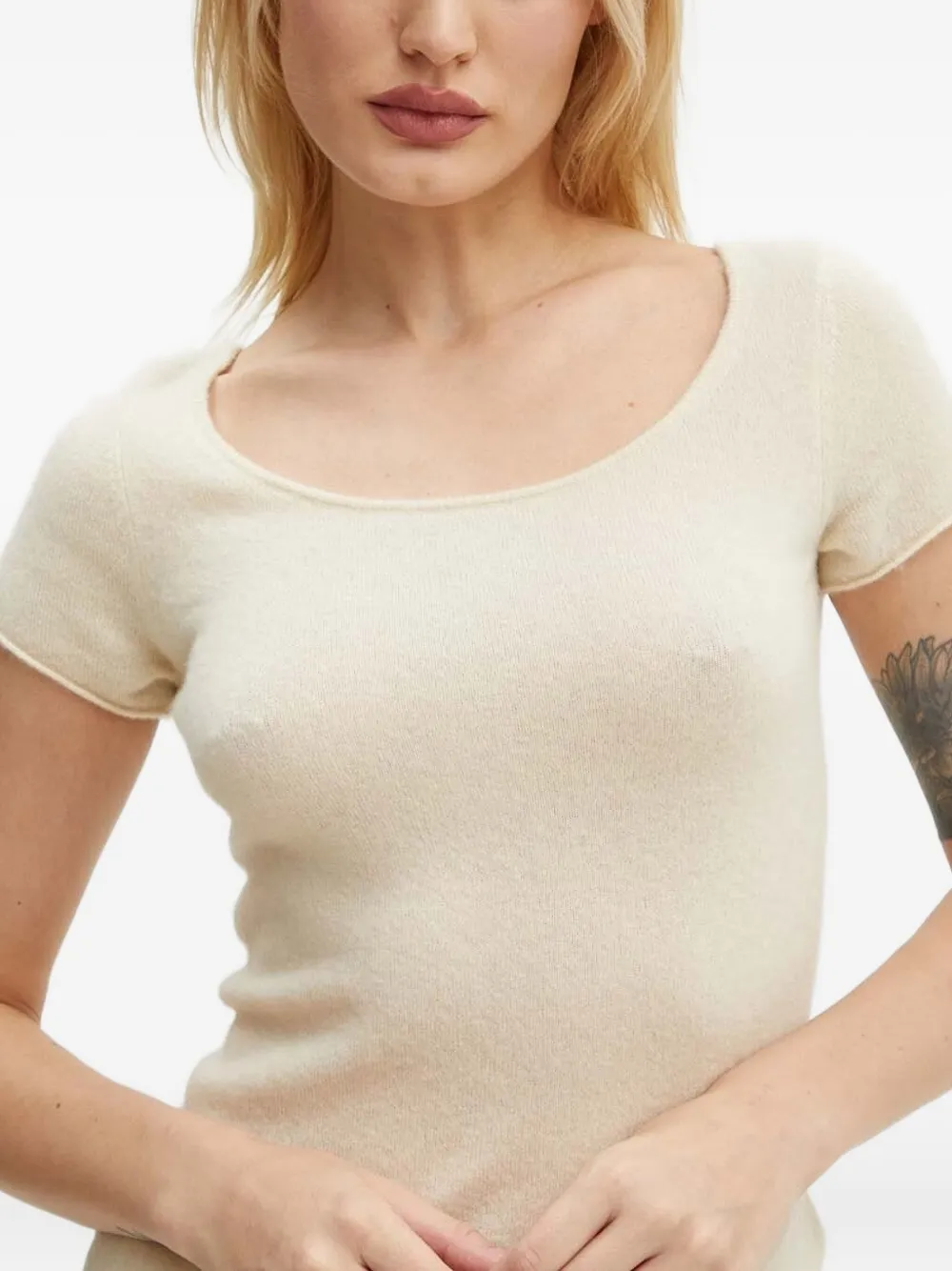 American Vintage Trui van wolblend Beige