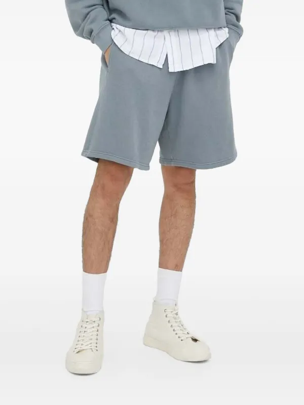 ROUND & PYRAMID STUDS LEATHER SHORT KEY RING