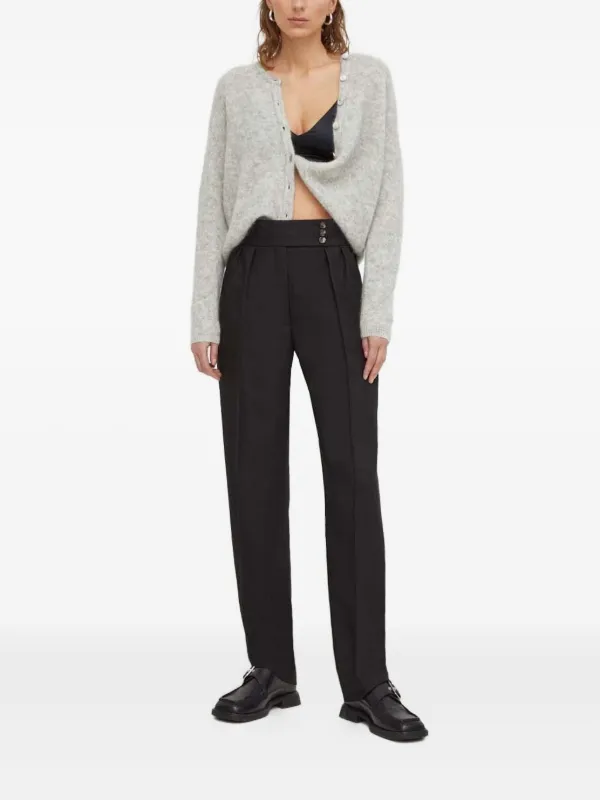 American Vintage Vitow button-front Cardigan Grey FARFETCH