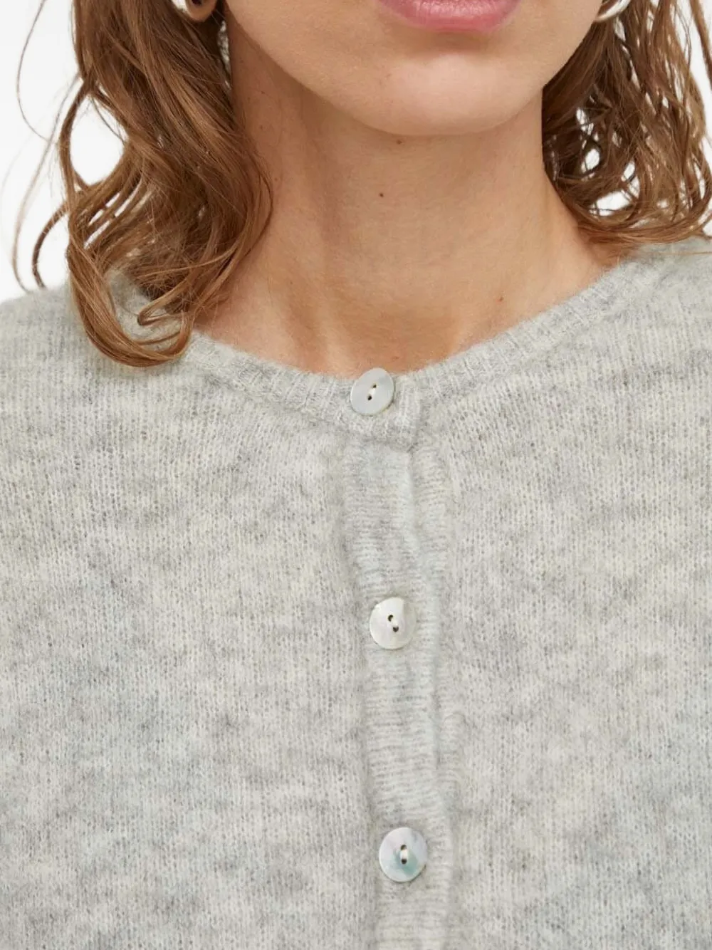 American Vintage Vitow vest met knopen Grijs