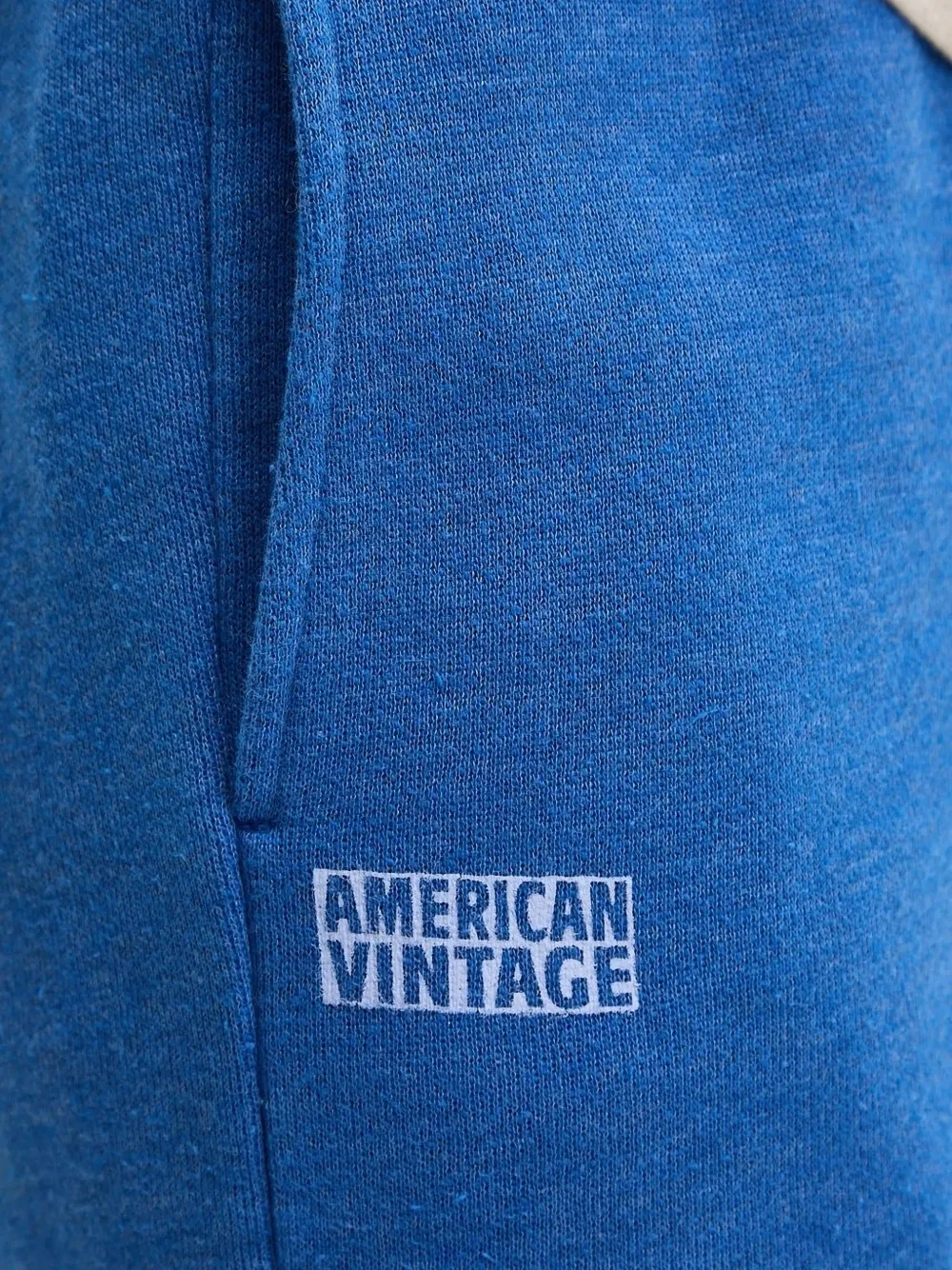 American Vintage Doven Drawstring-cuffed Trousers In Blue