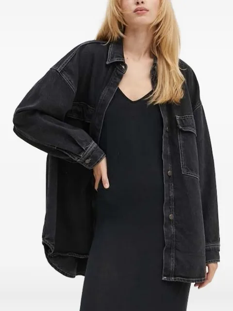 American Vintage contrast-stitching denim shirt