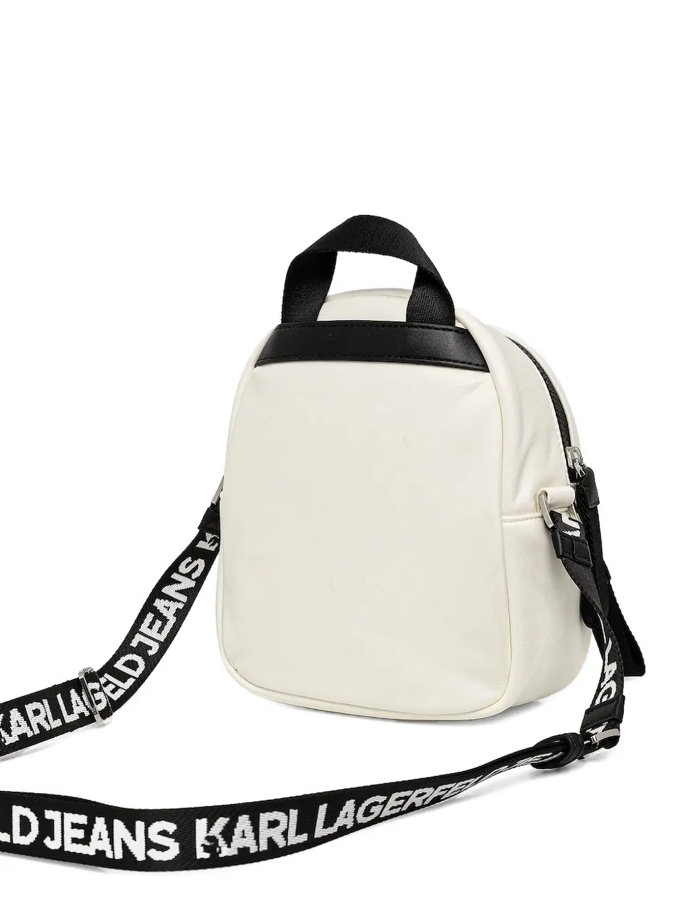 Karl Lagerfeld Jeans Logo-embossed Backpack In White
