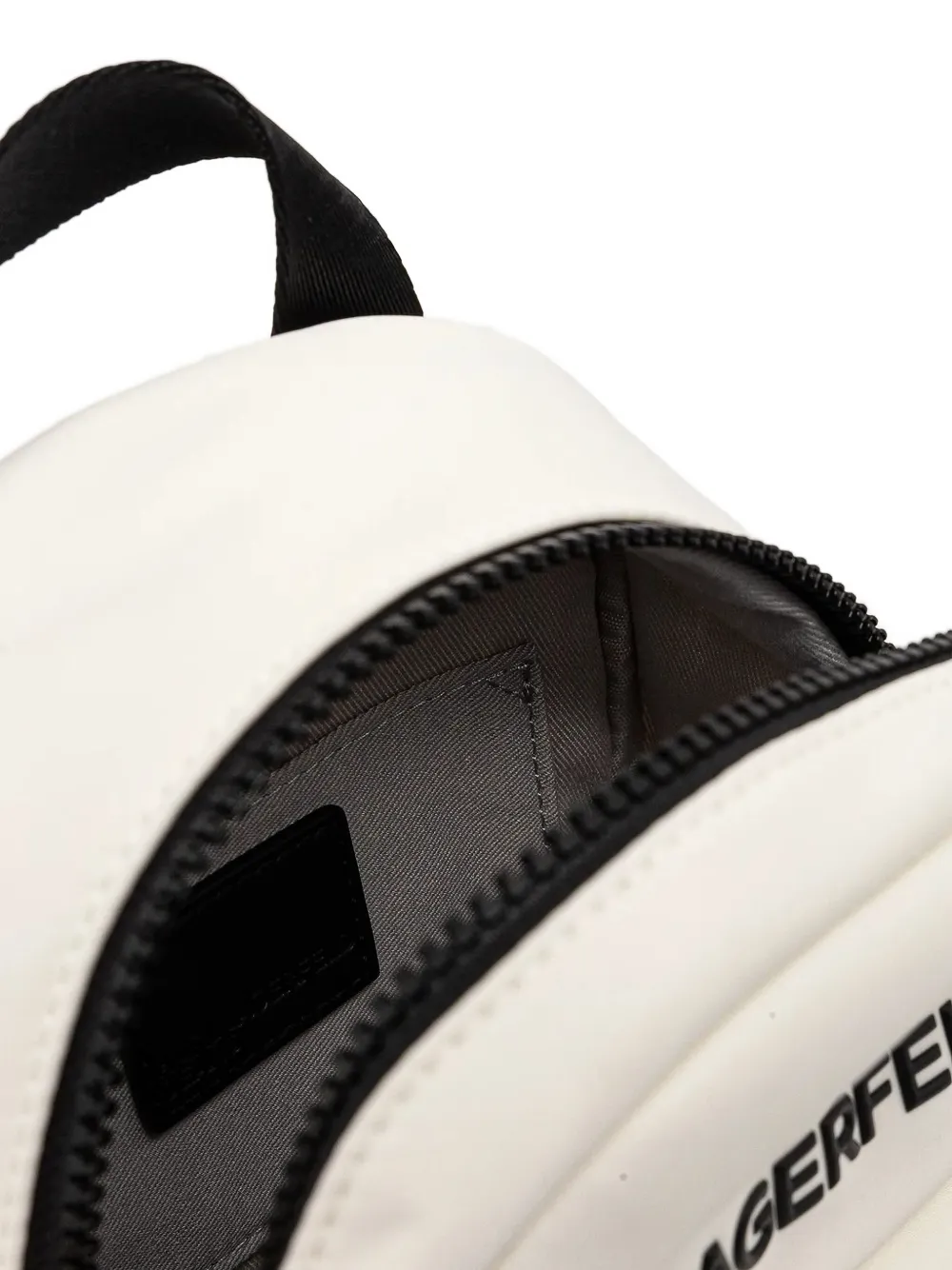 Karl Lagerfeld Jeans Logo-embossed Backpack In White