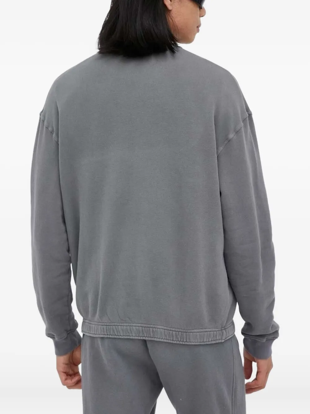 American Vintage Izubird ribbed-cuff sweatshirt - Grijs