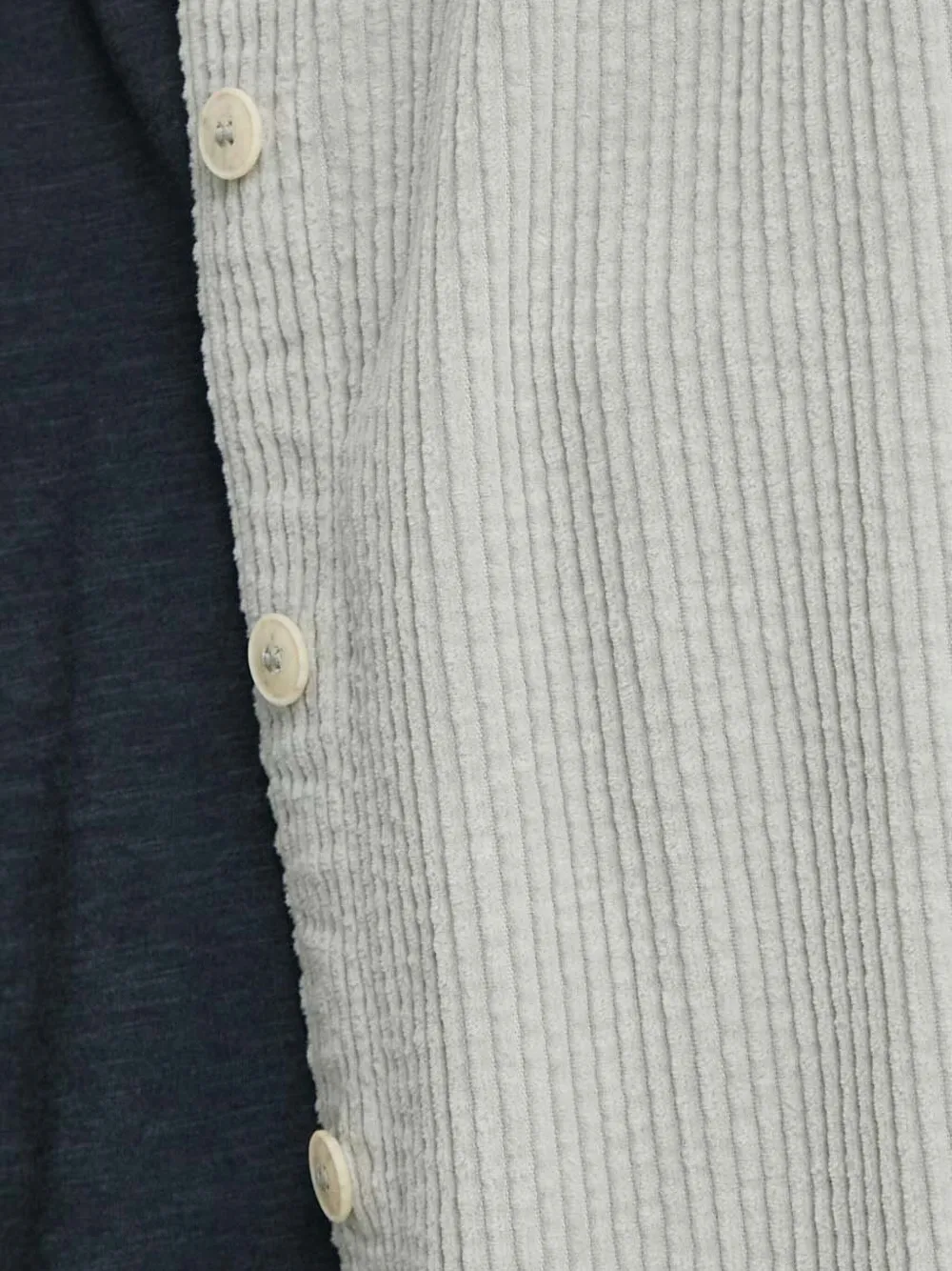 American Vintage Corduroy Button-fastening Shirt In Gray
