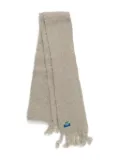 American Vintage fringed alpaca wool-blend scarf - Neutrals