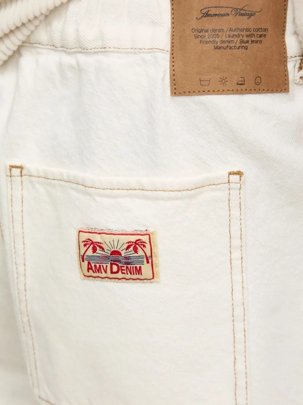 American Vintage Jozastreet shorts Wit