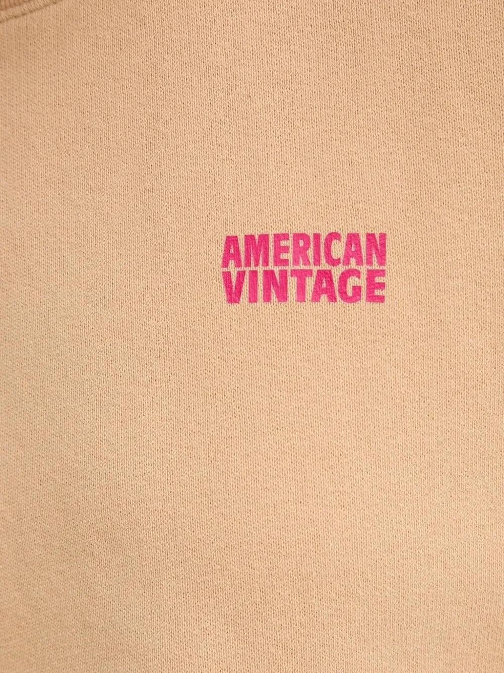 American Vintage Izubird sweater met logo Oranje