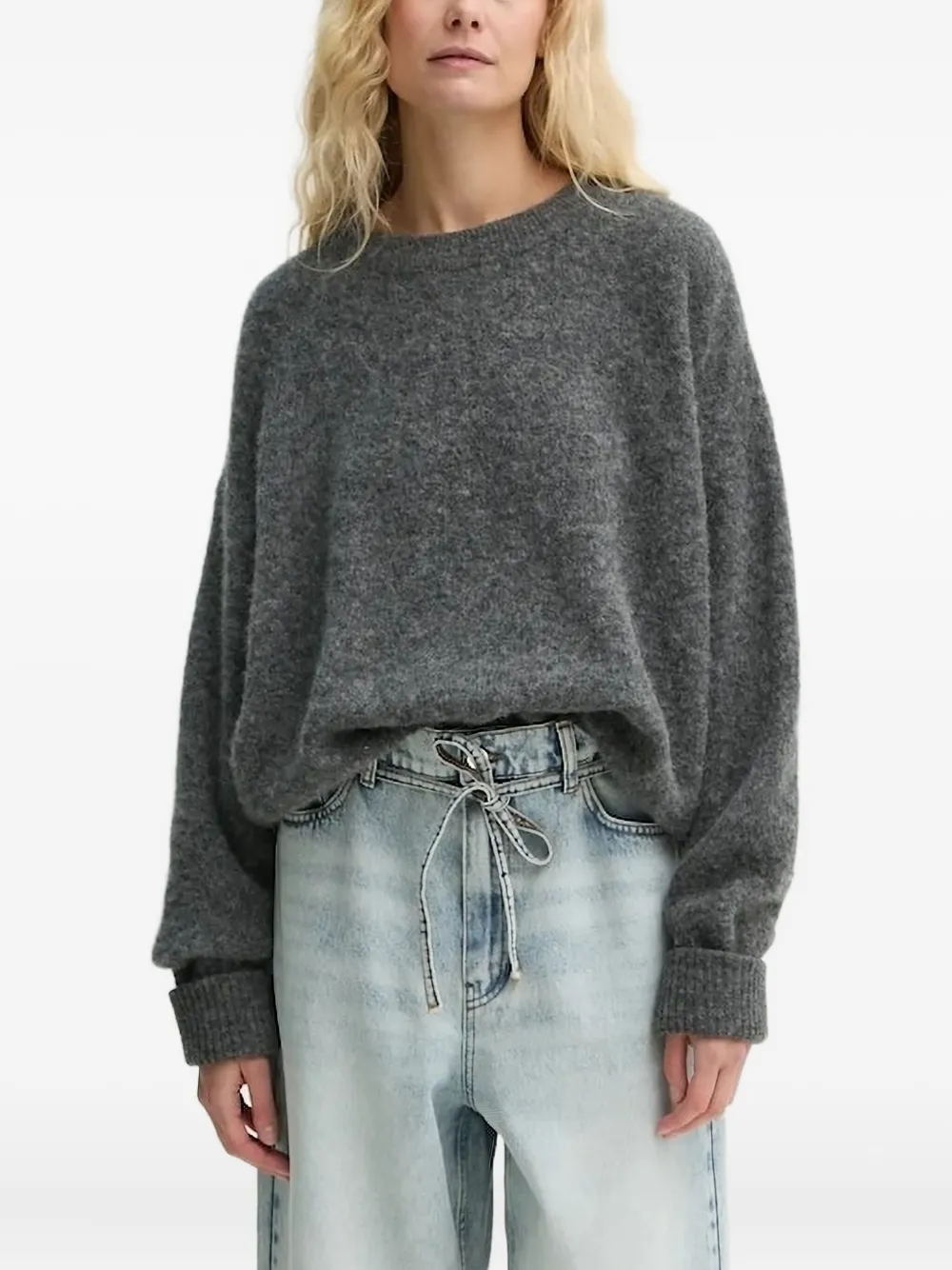 American Vintage Maglione a girocollo a maniche lunghe - Grigio