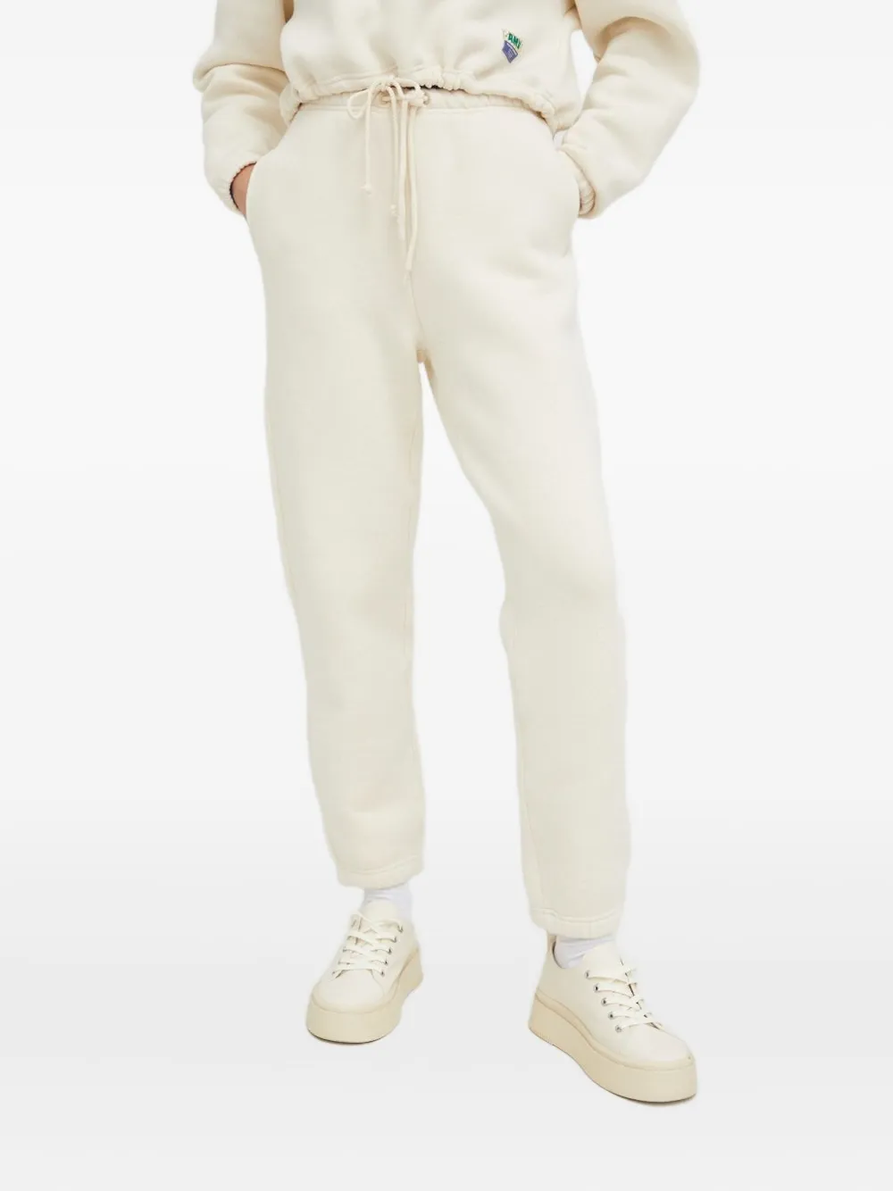 American Vintage Trainingsbroek met trekkoord Wit
