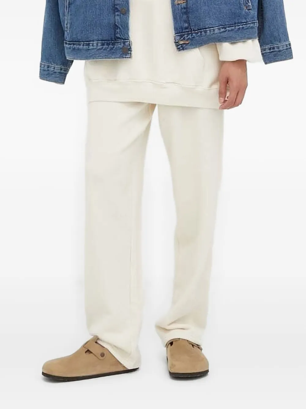 American Vintage elasticated-waistband track pants Wit