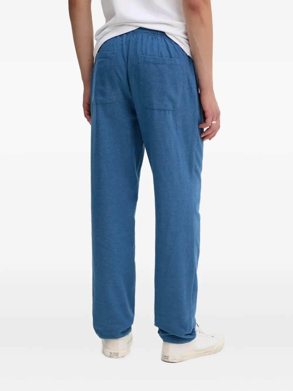 American Vintage Dakota broek met elastische taille Blauw