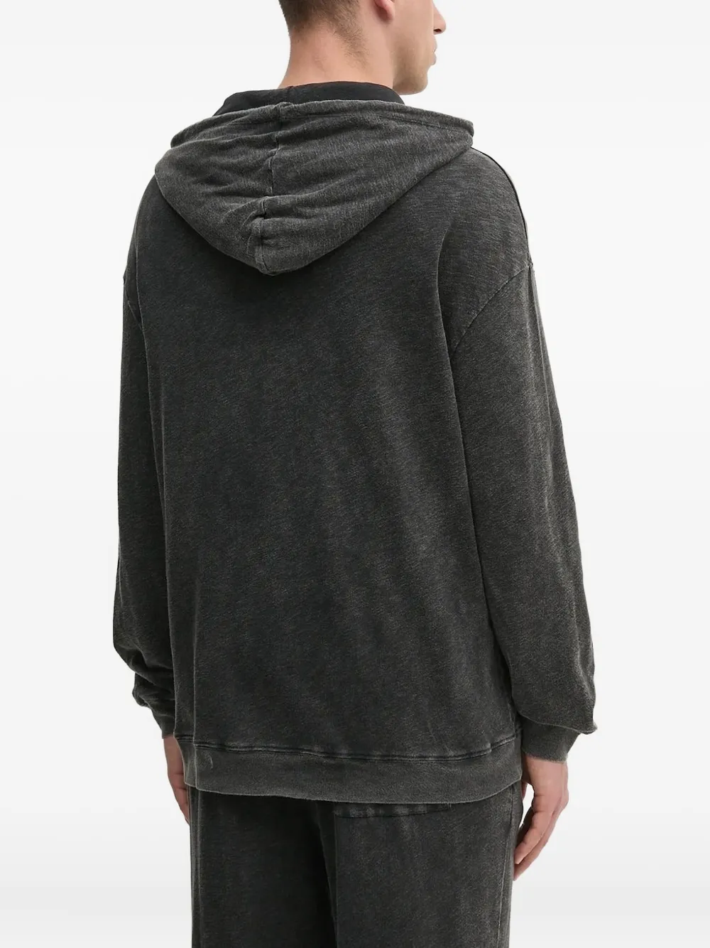 American Vintage Hoodie met rits Grijs
