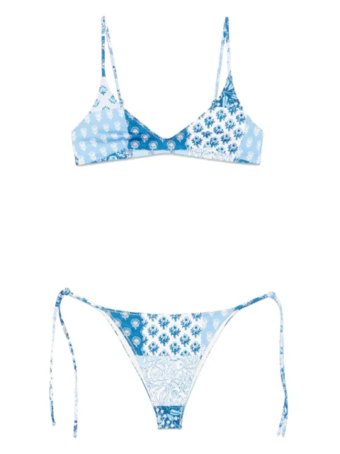 MC2 Saint Barth paisley-print bikini set 