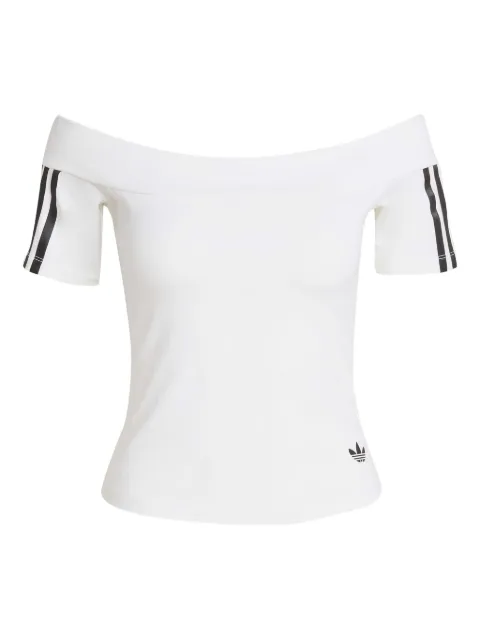 adidas 3-Stripes off-shoulder top