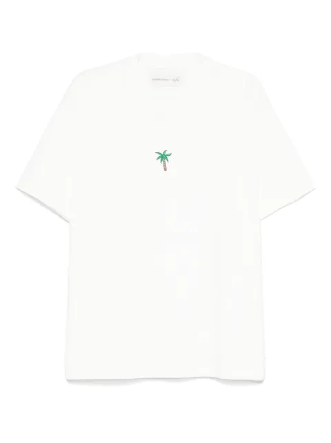 ALBERTO BRESCI embroidered T-shirt 