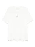 ALBERTO BRESCI embroidered T-shirt - White