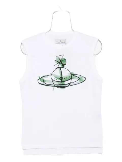Vivienne Westwood orb-print tank top