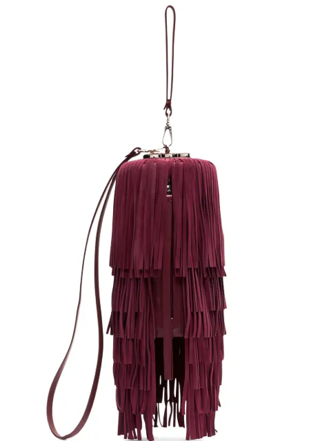 Casadei Pon Pon clutch bag