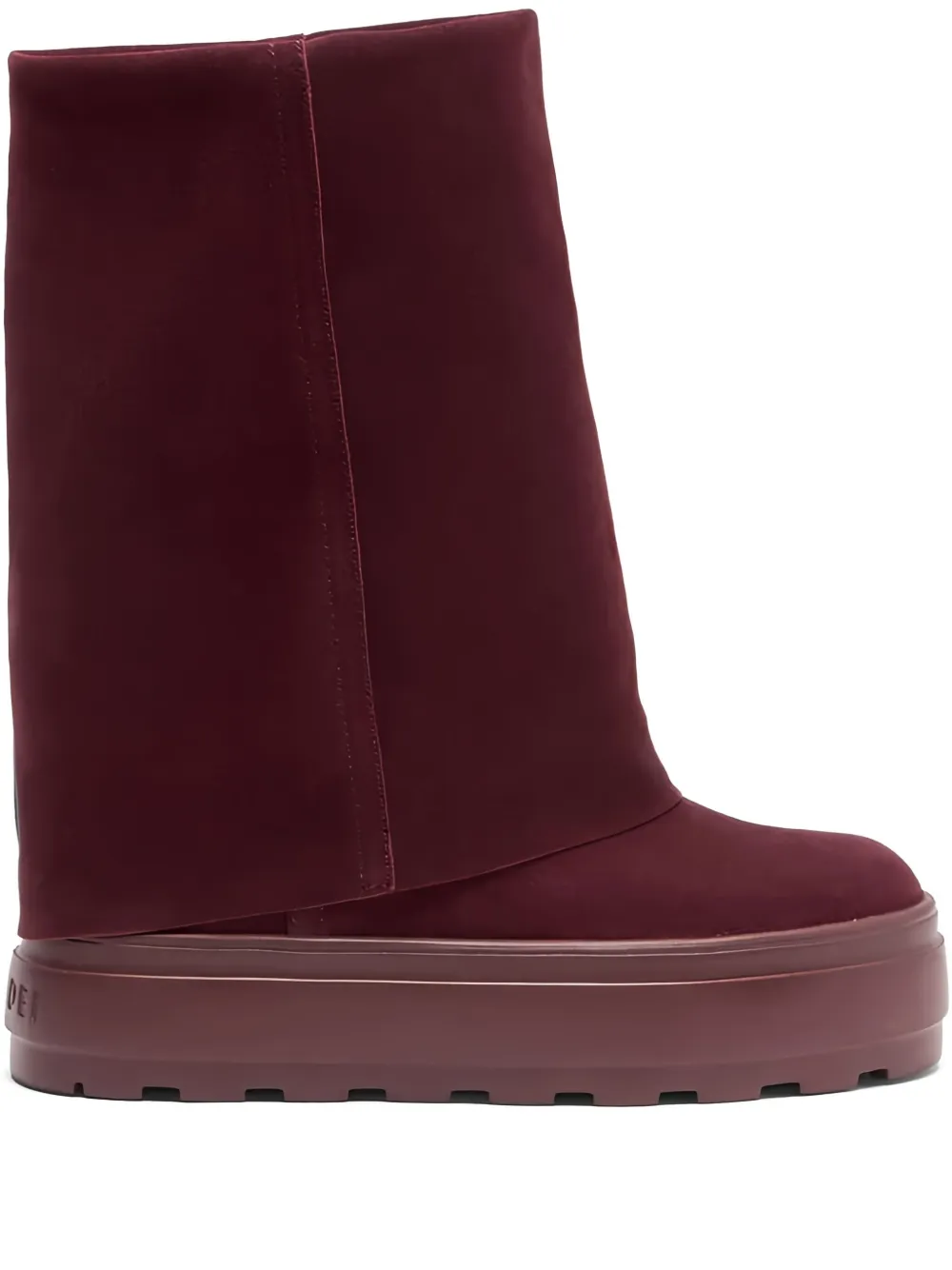 Casadei Double Face suede boots Red