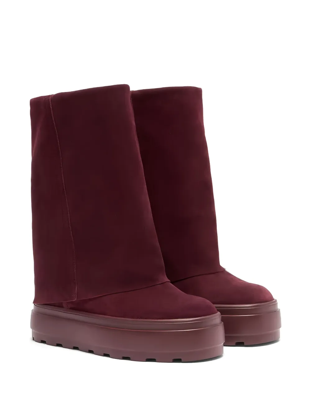 Casadei Double Face suede boots Red