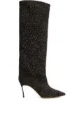 Casadei stiletto-heel pointed-toe boots - Black