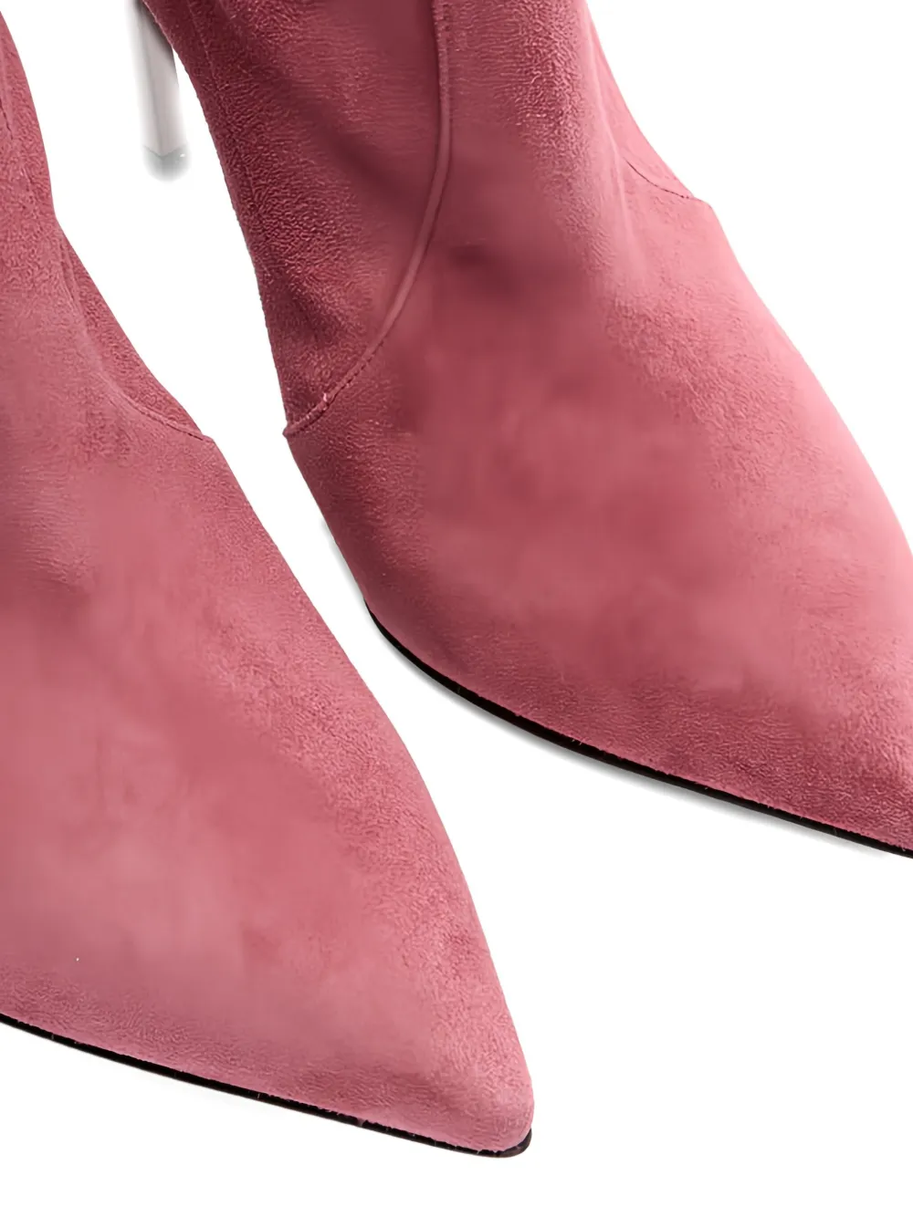 Casadei 10mm over-the-knee suede boots Pink