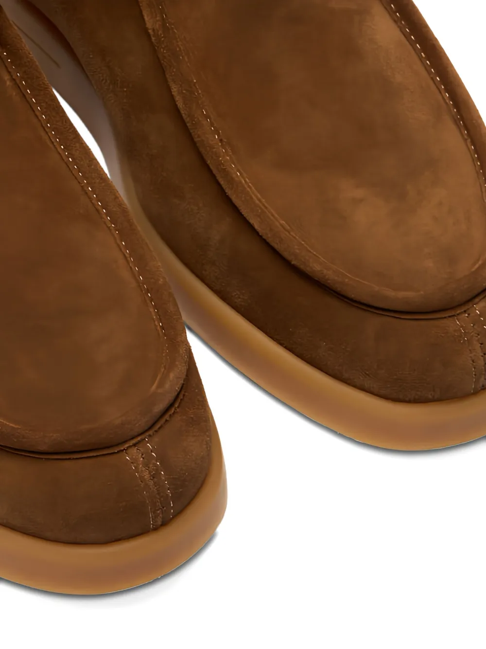 Casadei Dami Passage Shearling-trim Lace-up Boots In Brown