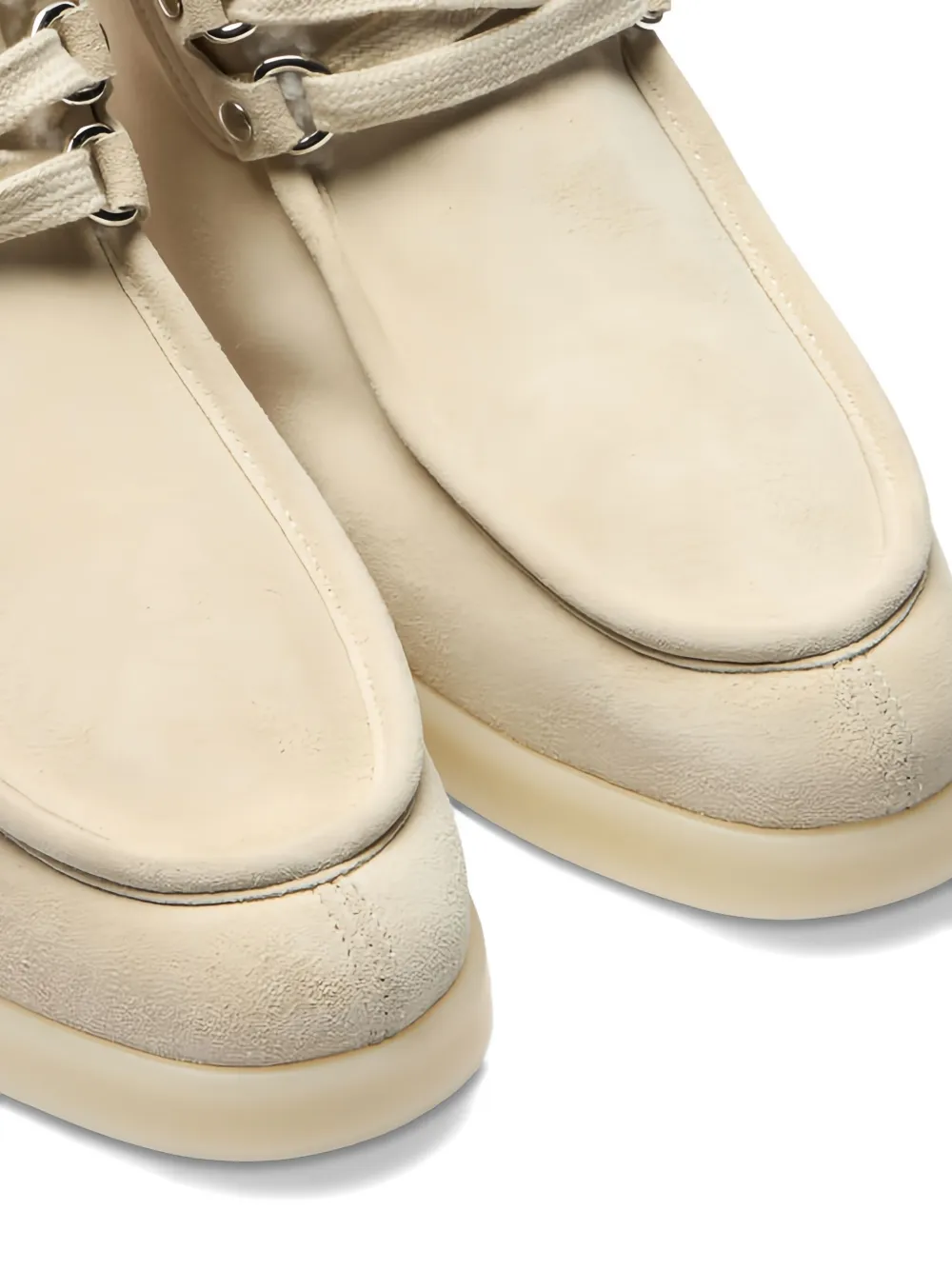 Casadei Dami Passage Lace-up Boots In Neutral