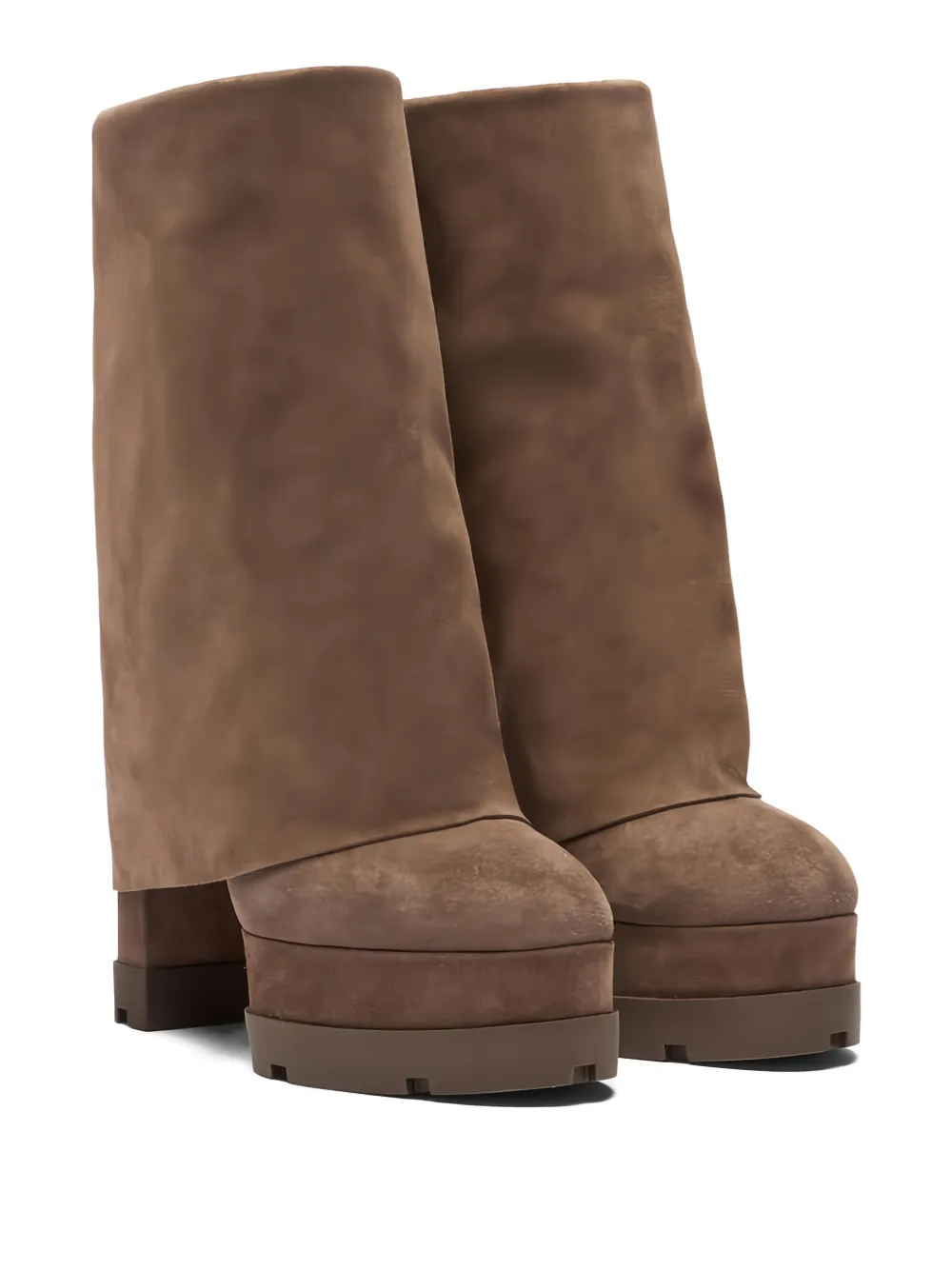 Casadei 120mm Nancy Boots In Brown