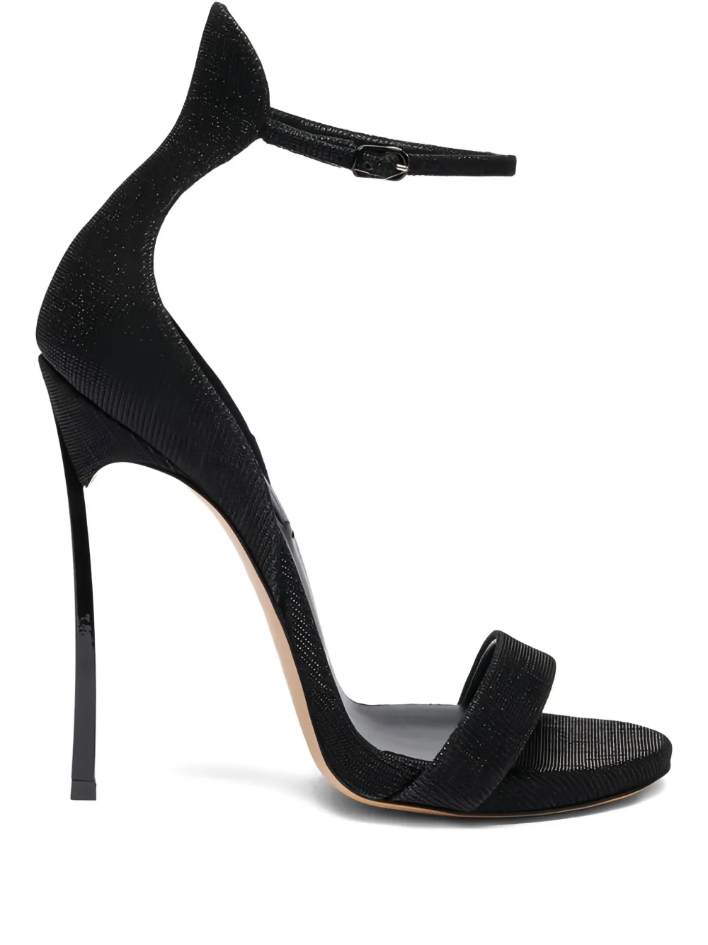 Casadei 120mm Ankle-strap Heeled Sandals In Black