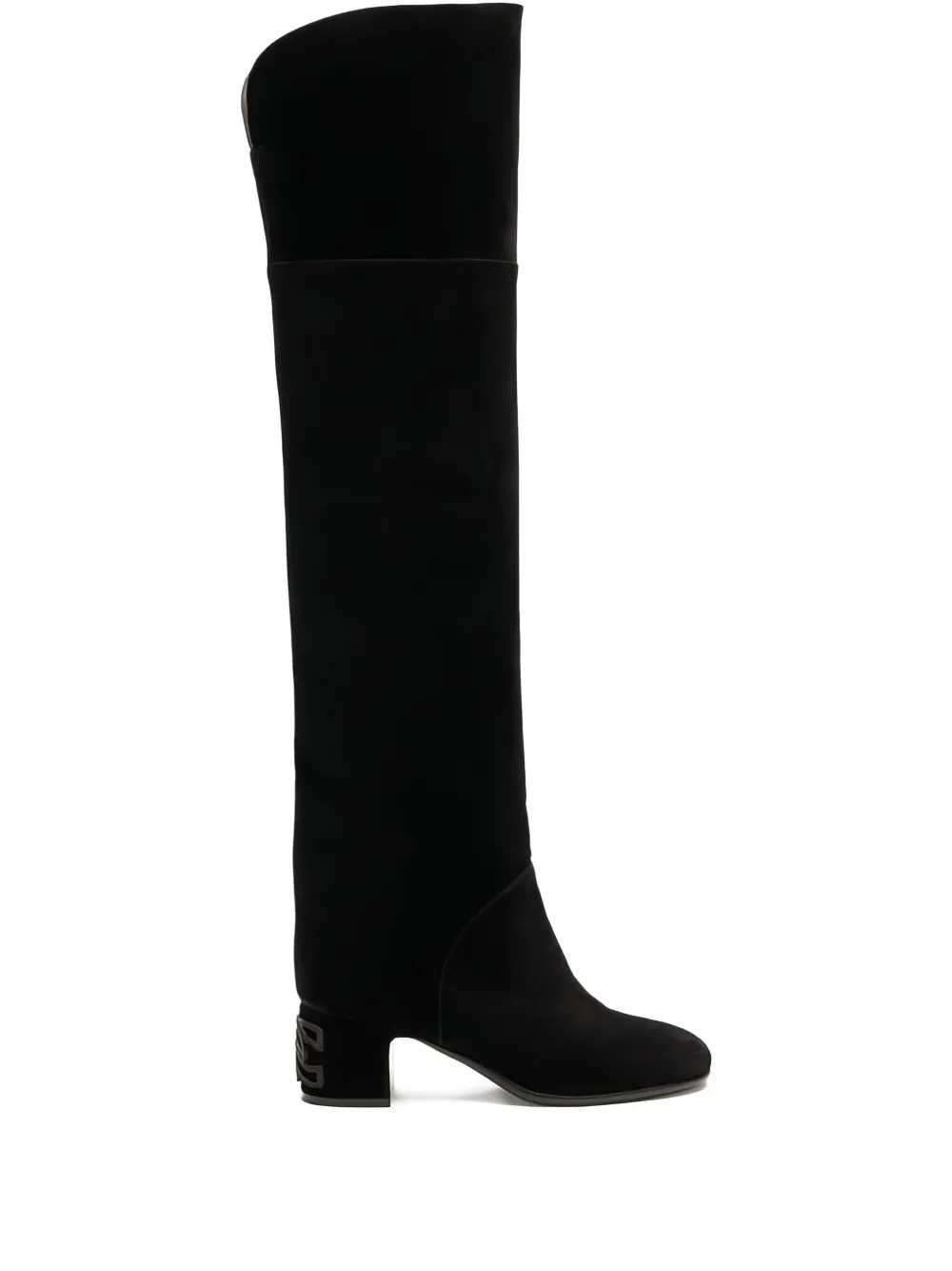 Casadei Muni Nomad 50mm Over-the-knee Boots In Black