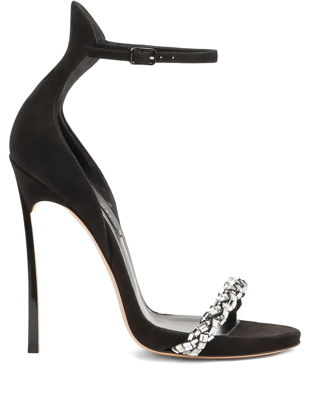 Casadei 120mm Cappa Blade sandals Black