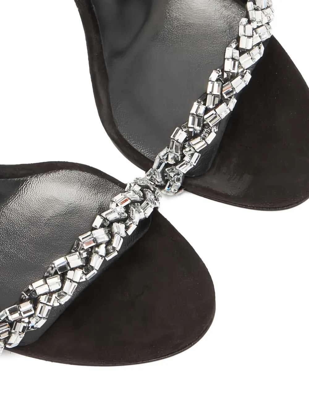 Casadei 120 mm Cappa Blade sandalen Zwart