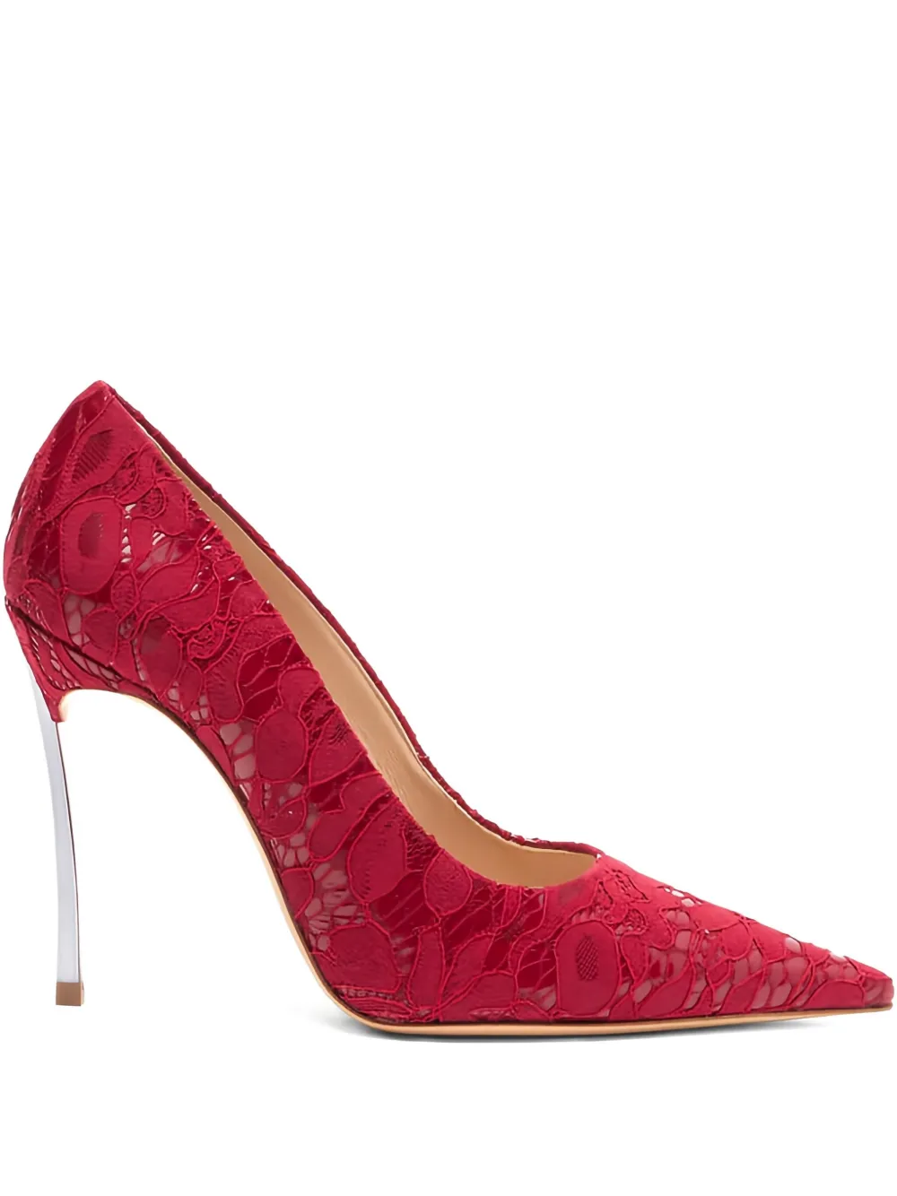 Casadei 100mm Liberty pumps Red